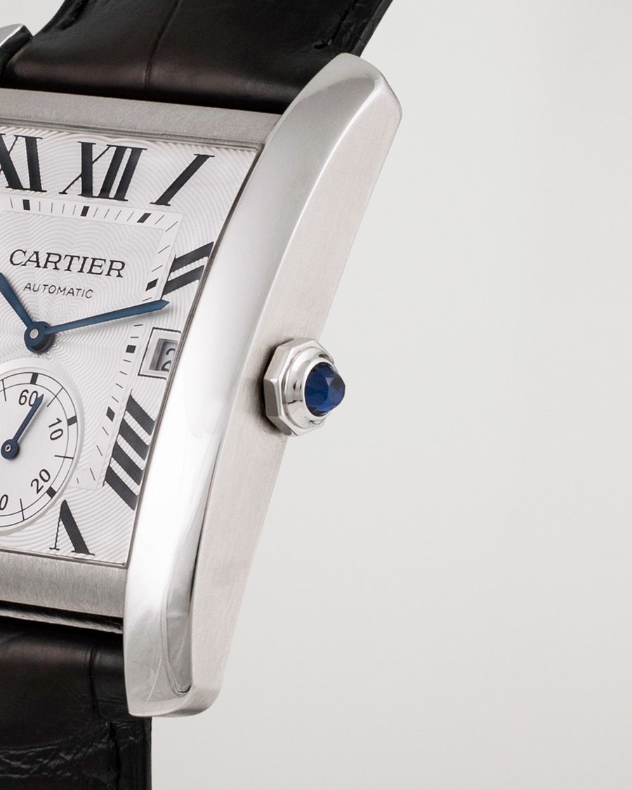 Hombres | Pre-Owned & Vintage Watches | Cartier Pre-Owned | Tank MC W5330003 Steel White