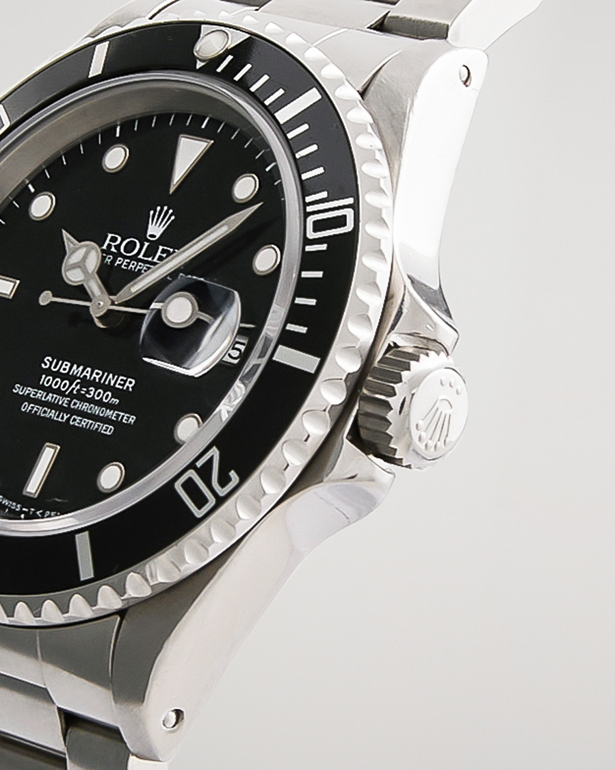 Hombres | Pre-Owned & Vintage Watches | Rolex Pre-Owned | Submariner Date 16610 Steel Black