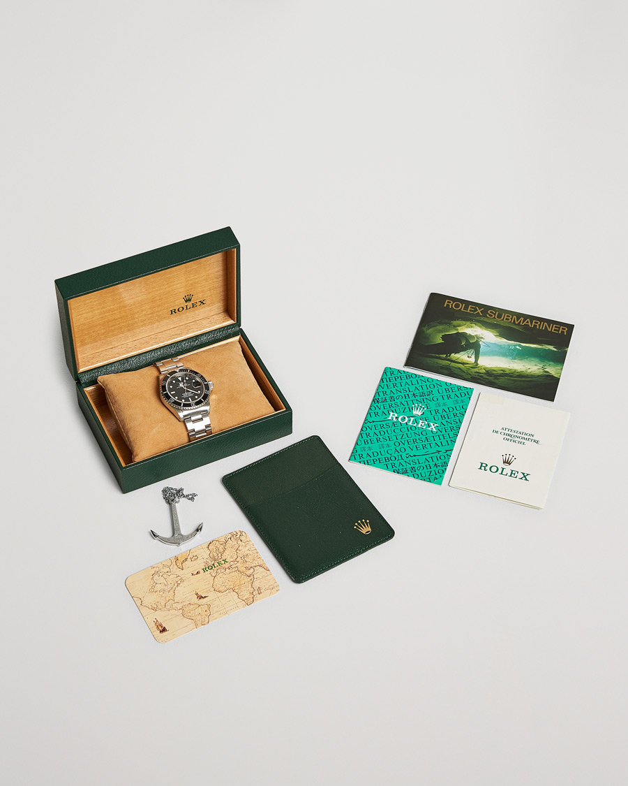 Hombres | Pre-Owned & Vintage Watches | Rolex Pre-Owned | Submariner Date 16610 Steel Black