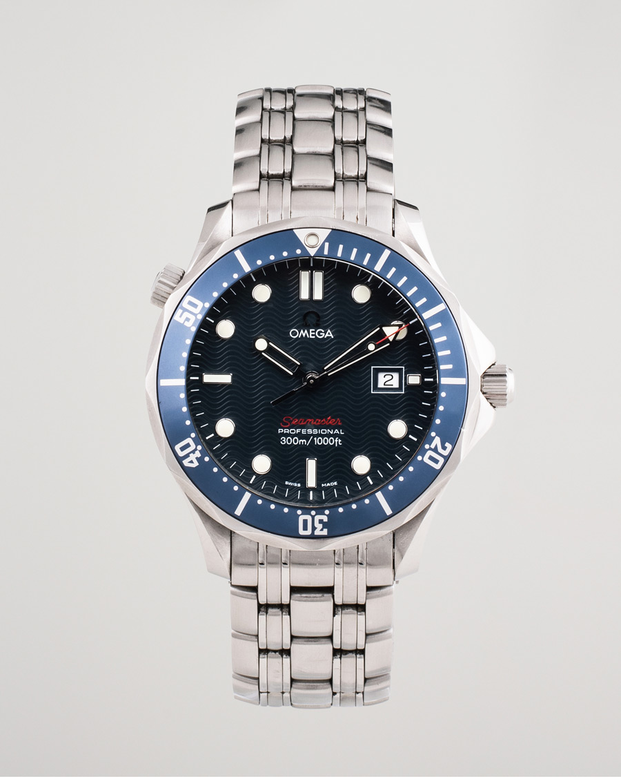 Hombres | Pre-Owned & Vintage Watches | Omega Pre-Owned | Seamaster Diver 300M 22218000 Steel Blue