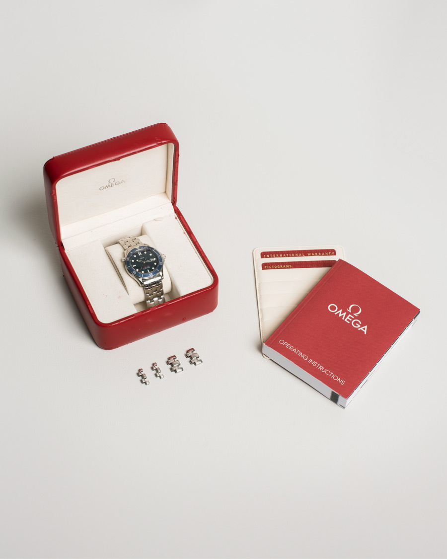 Hombres | Pre-Owned & Vintage Watches | Omega Pre-Owned | Seamaster Diver 300M 22218000 Steel Blue