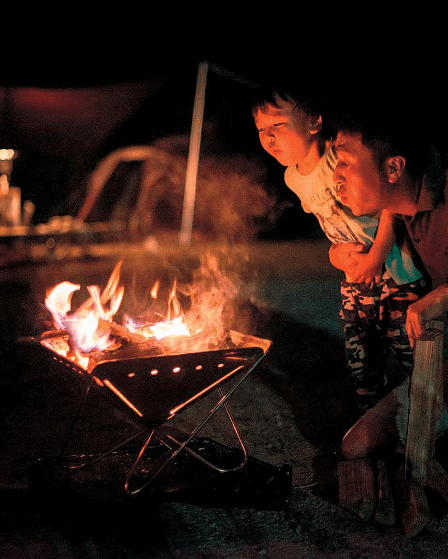 Hombres | Snow Peak Tabiki Fire & Grill Stainless Steel | Snow Peak | Tabiki Fire & Grill Stainless Steel