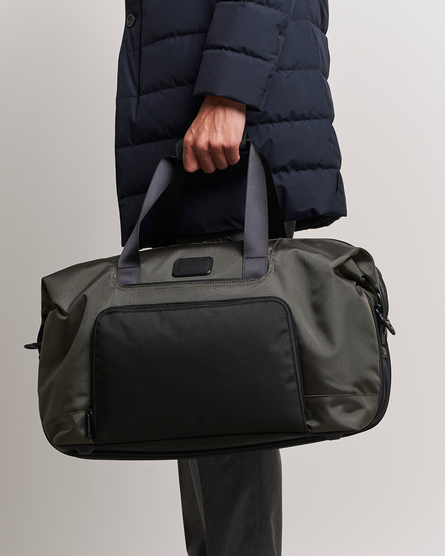 Hombres | TUMI Alpha 3 Double Expansion Satchel Olive Night | TUMI | Alpha 3 Double Expansion Satchel Olive Night