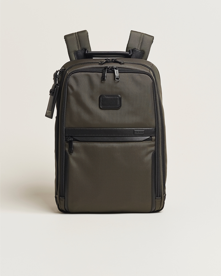 Hombres | TUMI Alpha 3 Slim Backpack Olive Night | TUMI | Alpha 3 Slim Backpack Olive Night