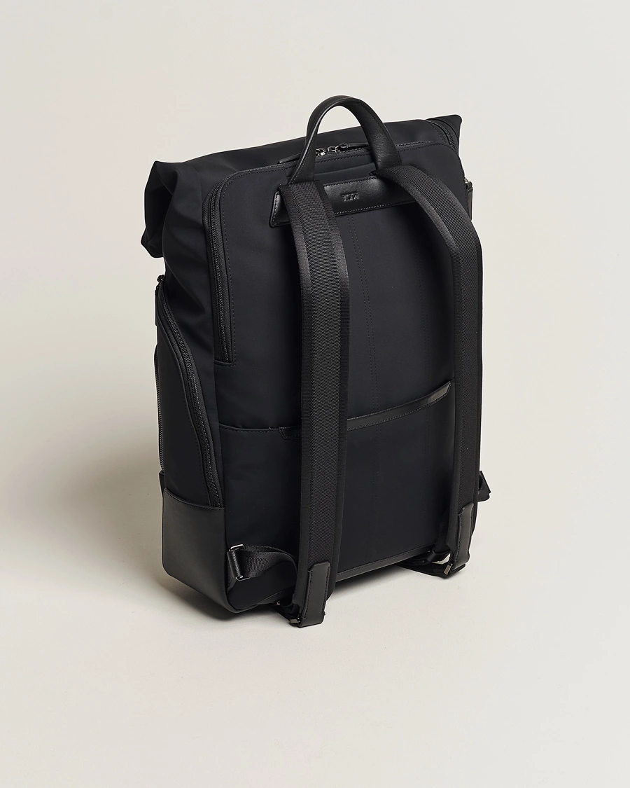 Hombres | TUMI Harrison Osborn Roll Top Backpack Black | TUMI | Harrison Osborn Roll Top Backpack Black