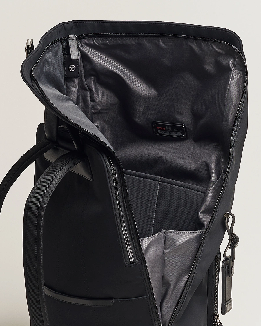Hombres | TUMI Harrison Osborn Roll Top Backpack Black | TUMI | Harrison Osborn Roll Top Backpack Black