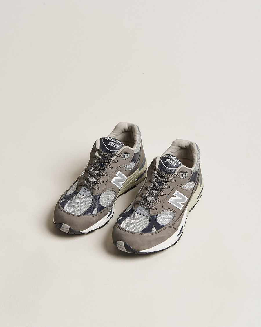 Hombres | Zapatos de ante | New Balance | Made In UK 991 Sneakers Castlerock/Navy