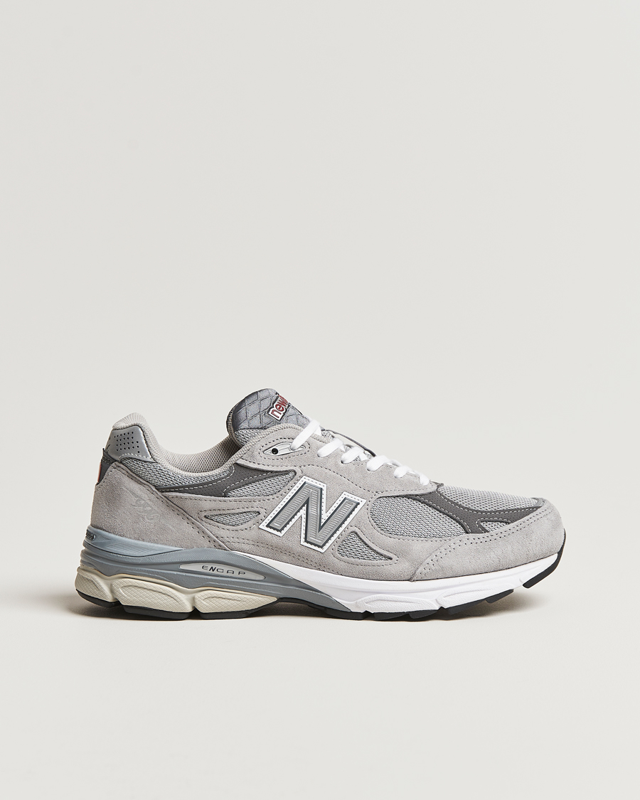 Hombres | New Balance Made In USA 990 Sneakers Grey | New Balance | Made In USA 990 Sneakers Grey