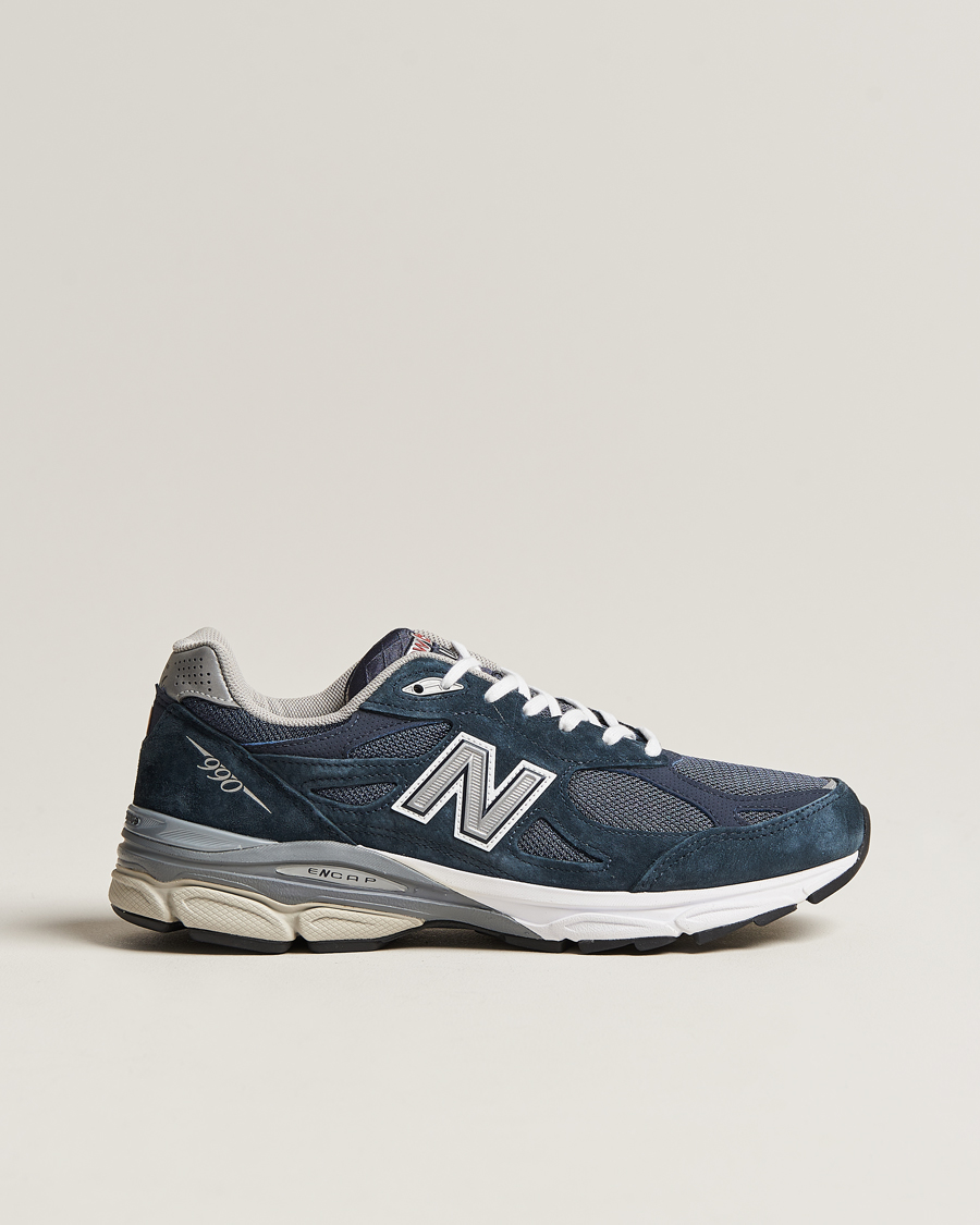 Hombres | New Balance Made In USA 990 Sneakers Navy | New Balance | Made In USA 990 Sneakers Navy