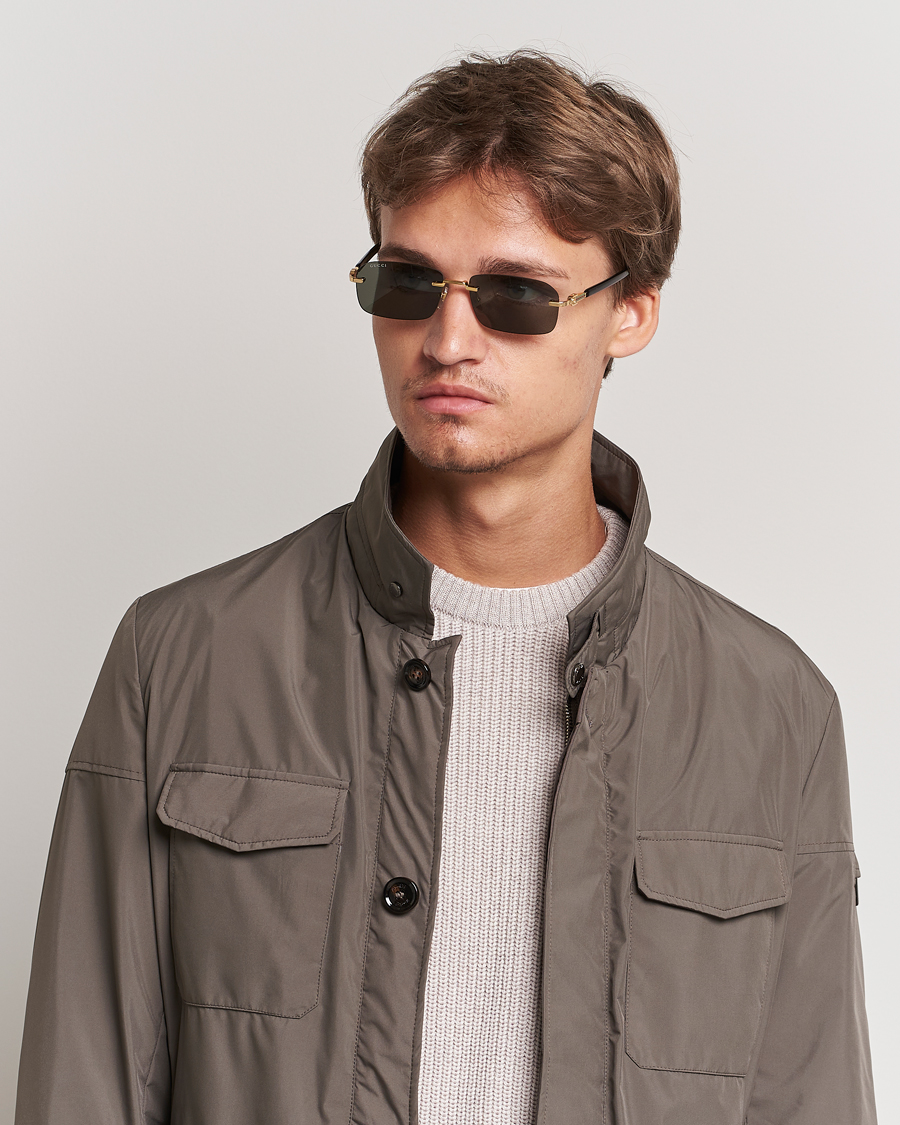 Hombres | Gafas de sol | Gucci | GG1221S Sunglasses Gold/Black