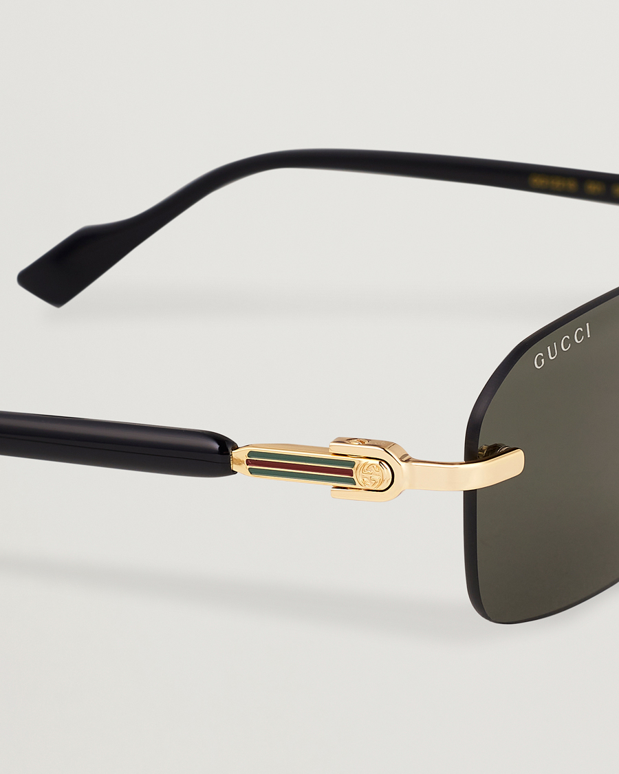 Hombres | Gafas de sol | Gucci | GG1221S Sunglasses Gold/Black