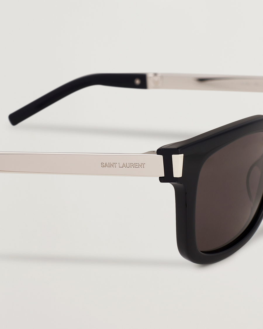 Hombres | Saint Laurent SL 581 Sunglasses Black/Silver | Saint Laurent | SL 581 Sunglasses Black/Silver