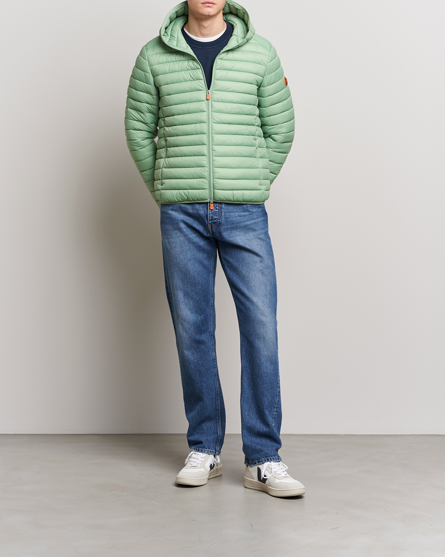 Hombres | Abrigos y chaquetas | Save The Duck | Duffy Lightweight Padded Hood Jacket Mint Green