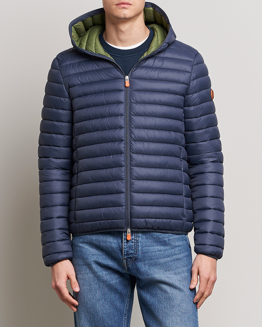 Hombres | Abrigos y chaquetas | Save The Duck | Duffy Lightweight Padded Hood Jacket Ombre Blue