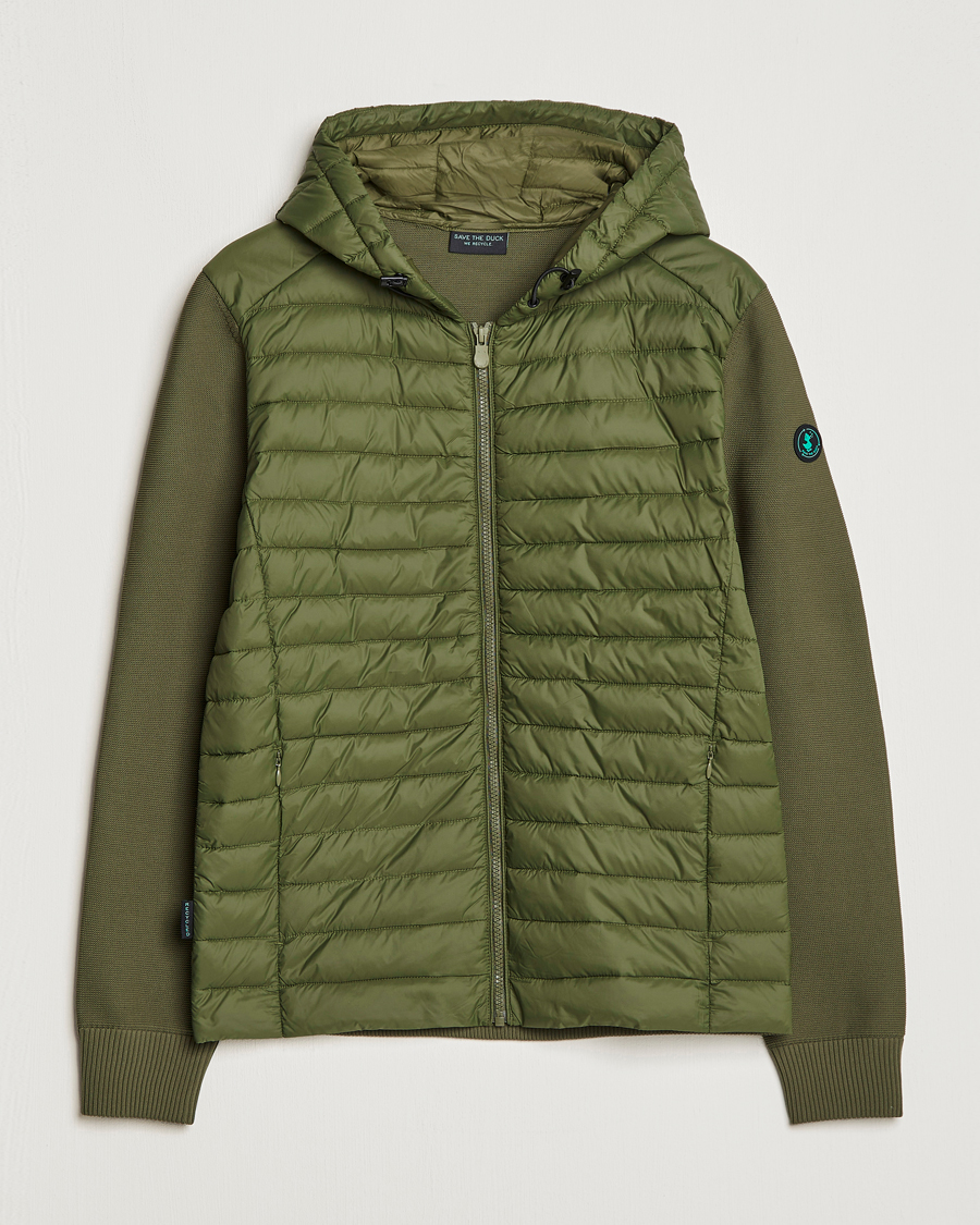 Hombres | Abrigos y chaquetas | Save The Duck | Murilo Hybrid Hood Jacket Dusty Olive