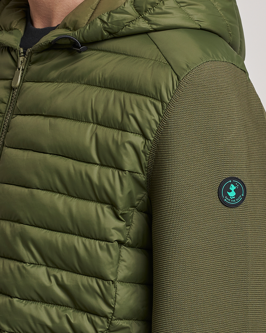 Hombres | Abrigos y chaquetas | Save The Duck | Murilo Hybrid Hood Jacket Dusty Olive