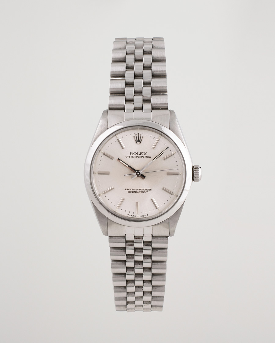 Hombres | Pre-Owned & Vintage Watches | Rolex Pre-Owned | Oyster Perpetual 1002 Steel Silver