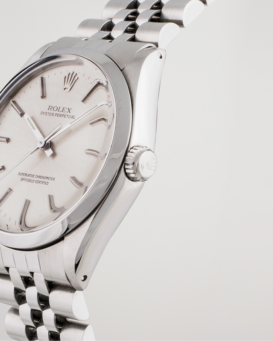 Hombres | Pre-Owned & Vintage Watches | Rolex Pre-Owned | Oyster Perpetual 1002 Steel Silver