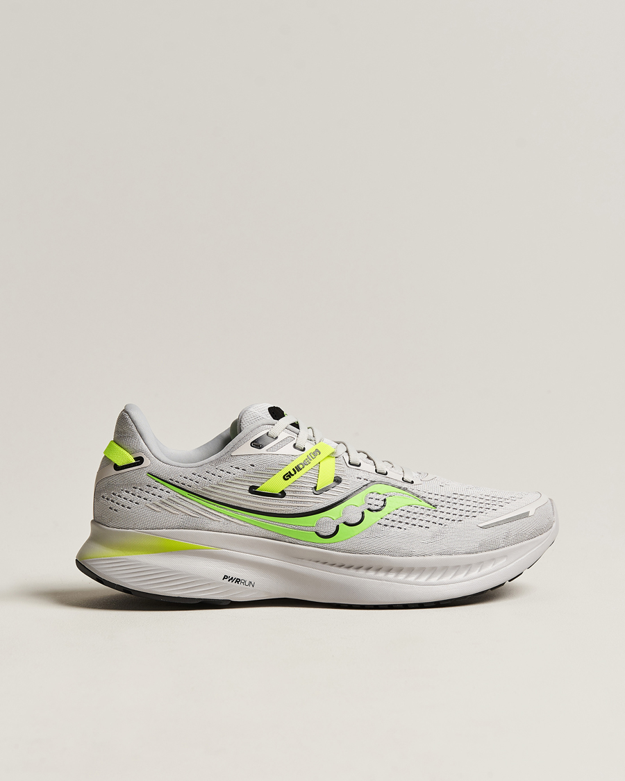 Hombres | Saucony Guide 16 Running Sneakers Fog/Slime | Saucony | Guide 16 Running Sneakers Fog/Slime