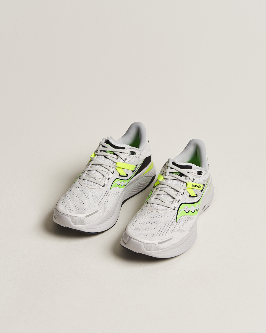 Hombres | Saucony Guide 16 Running Sneakers Fog/Slime | Saucony | Guide 16 Running Sneakers Fog/Slime