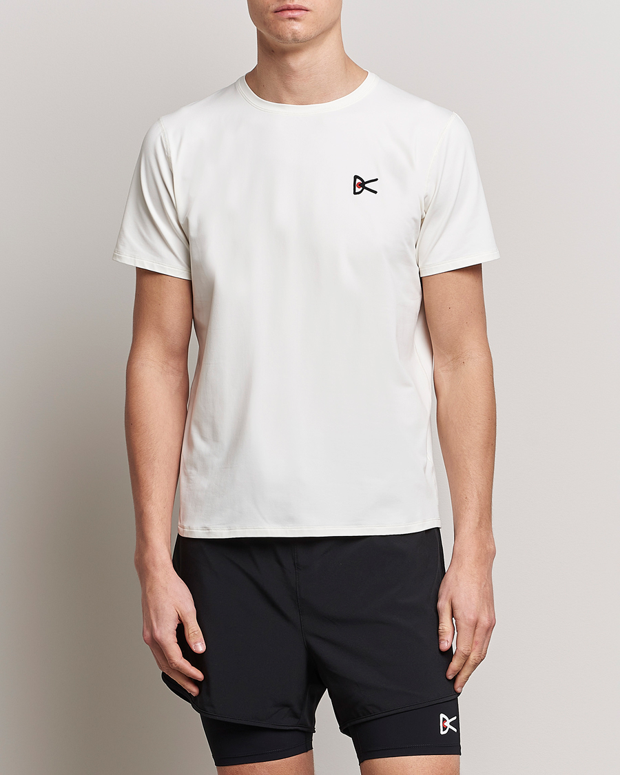 Hombres |  | District Vision | Deva-Tech Short Sleeve T-Shirt White