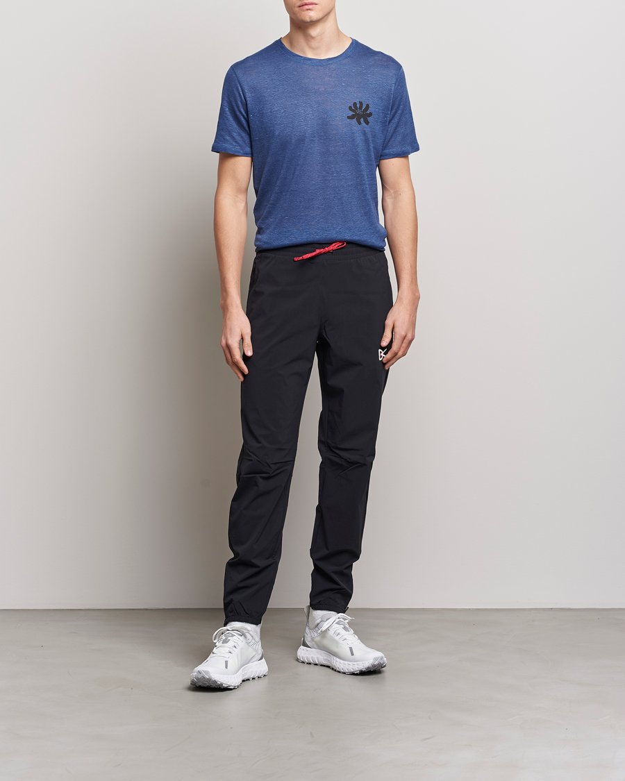 Hombres | Camisetas | District Vision | Suhka Hemp Short Sleeve T-Shirt Ocean Blue