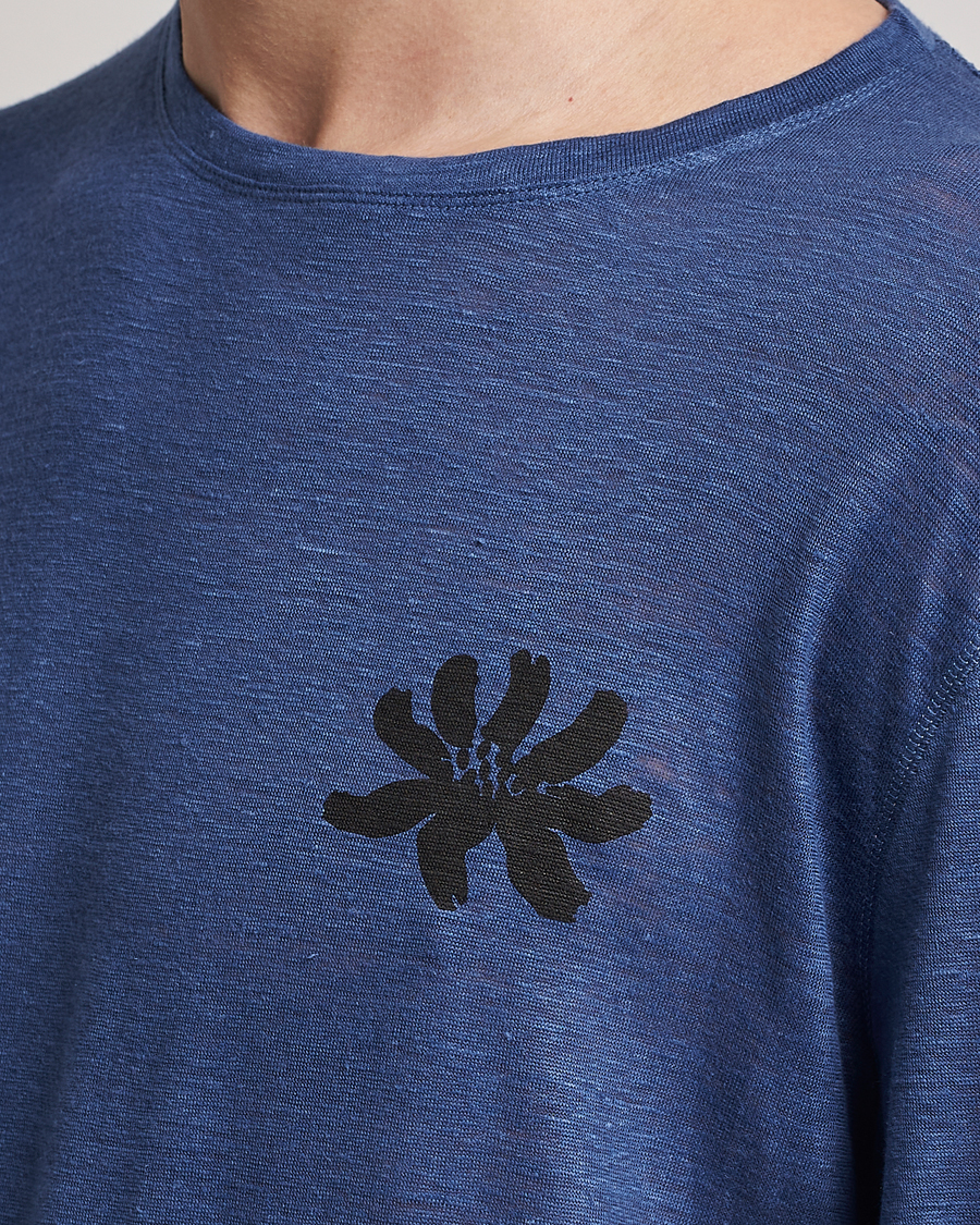 Hombres | Camisetas | District Vision | Suhka Hemp Long Sleeve T-Shirt Ocean Blue