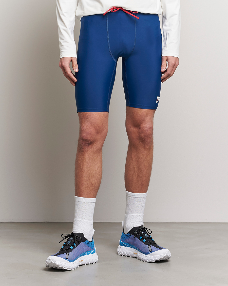Hombres | Pantalones cortos | District Vision | TomTom Half Tights Ocean Blue