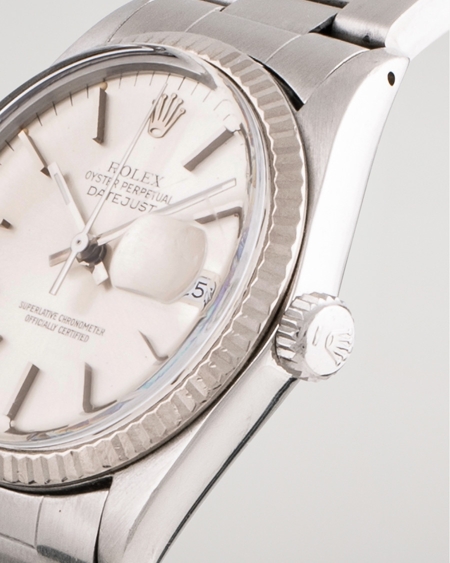 Hombres | Rolex Pre-Owned Datejust 16014 Oyster Perpetual Steel Silver Steel Silver | Rolex Pre-Owned | Datejust 16014 Oyster Perpetual Steel Silver Steel Silver