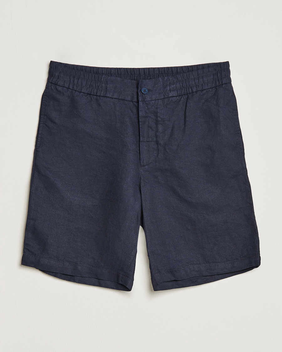 Hombres | Pantalones cortos | Orlebar Brown | Cornell Linen Shorts Night Iris