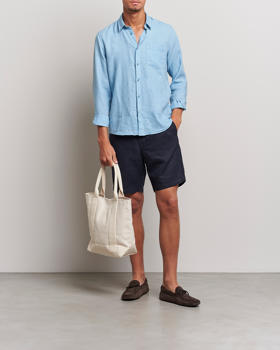 Hombres | Pantalones cortos | Orlebar Brown | Cornell Linen Shorts Night Iris