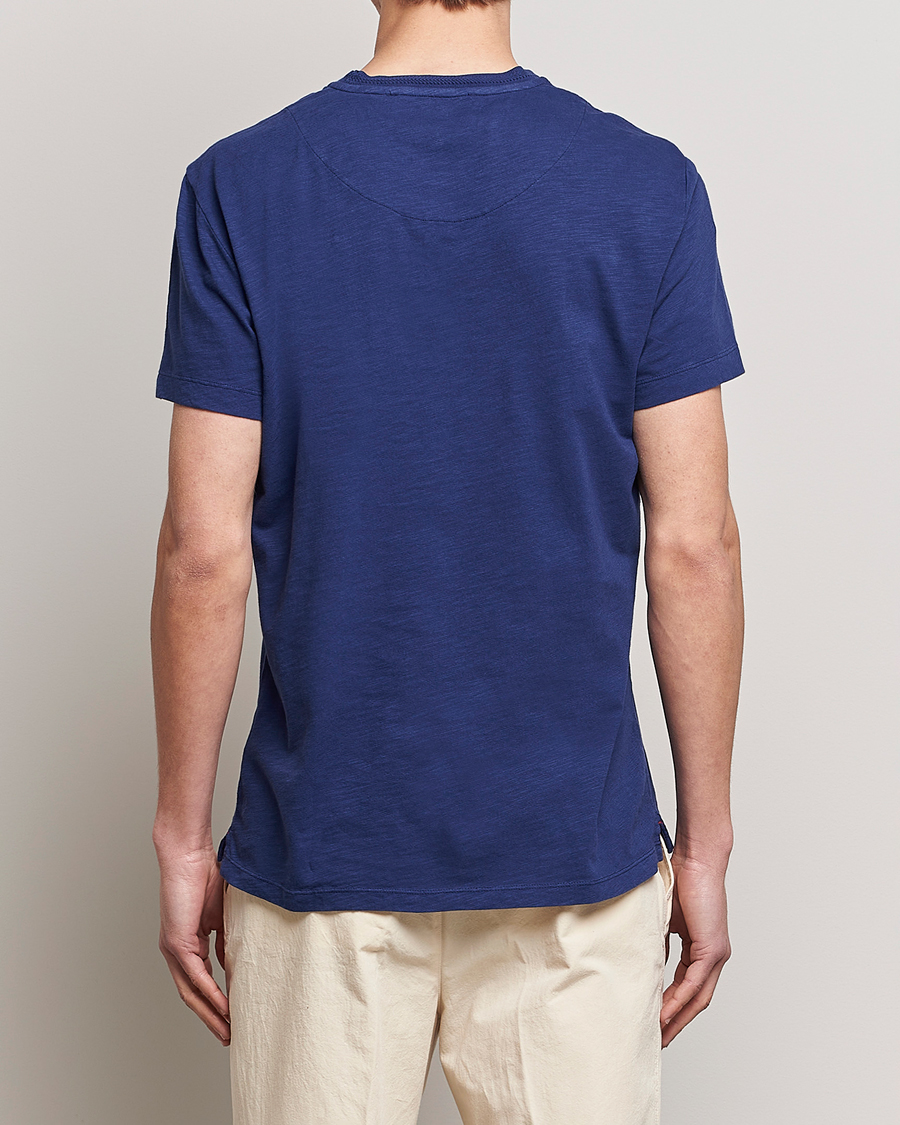 Hombres | Camisetas | Orlebar Brown | OB Classic Garment Dyed Cotton T-Shirt Lagoon Blue