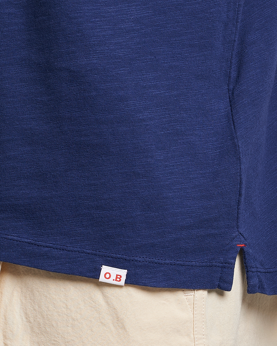 Hombres | Camisetas | Orlebar Brown | OB Classic Garment Dyed Cotton T-Shirt Lagoon Blue
