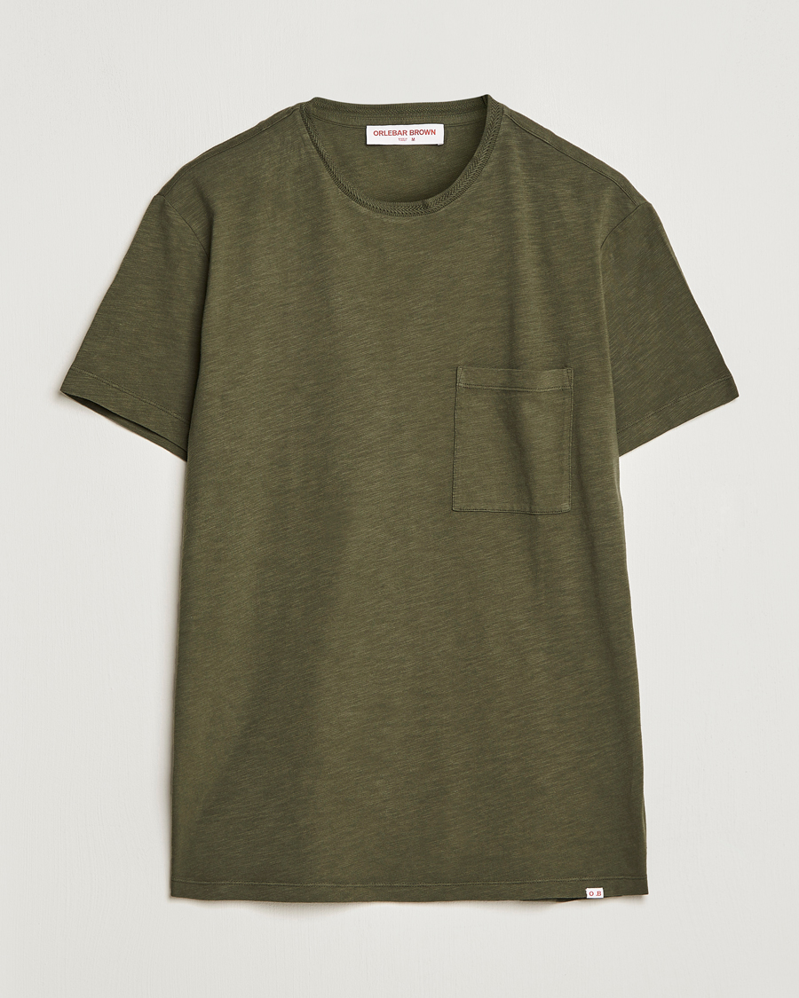 Hombres | Camisetas | Orlebar Brown | OB Classic Garment Dyed Cotton T-Shirt Palm
