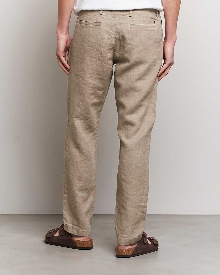 Hombres | Pantalones | NN07 | Karl Linen Trousers Greige