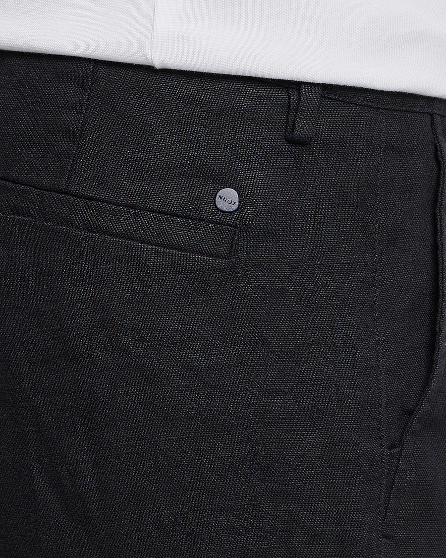 Hombres | Pantalones | NN07 | Karl Linen Trousers Black