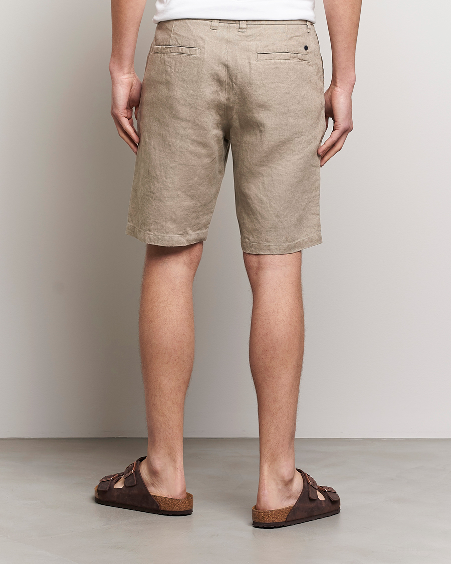Hombres | Pantalones cortos | NN07 | Crown Linen Shorts Greige