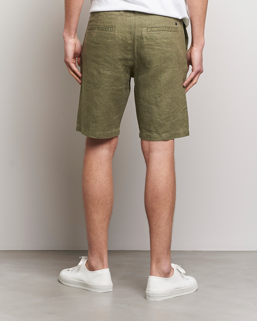 Hombres | Pantalones cortos | NN07 | Crown Linen Shorts Army