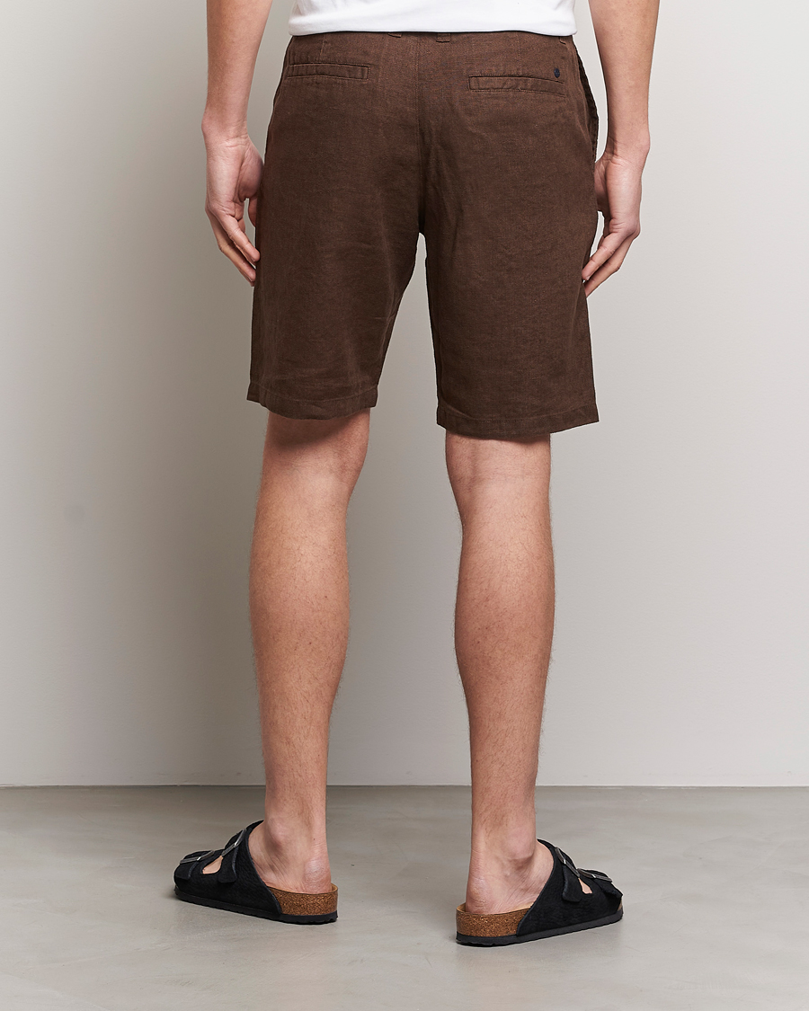 Hombres | Pantalones cortos | NN07 | Crown Linen Shorts Brown