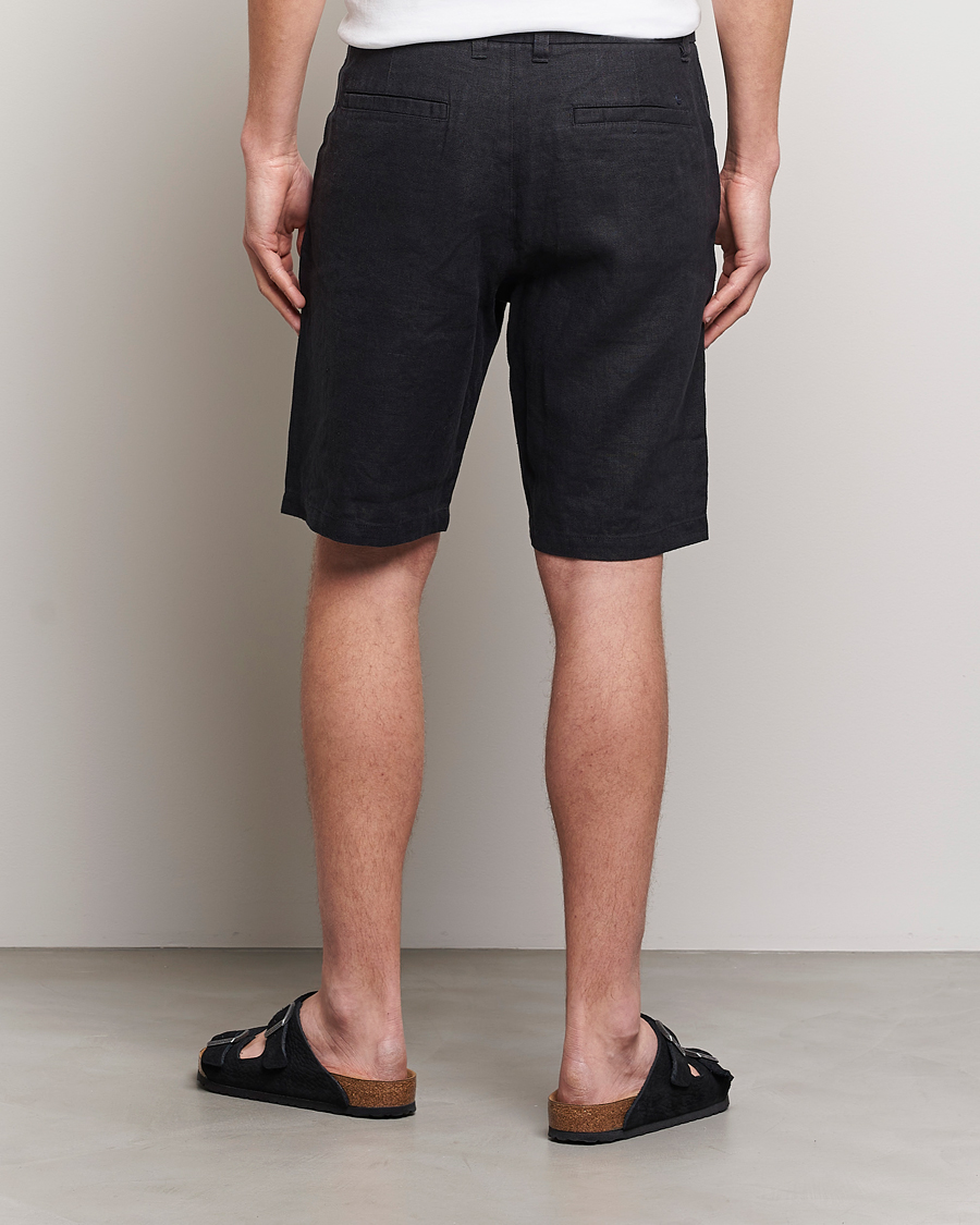 Hombres | Pantalones cortos | NN07 | Crown Linen Shorts Black
