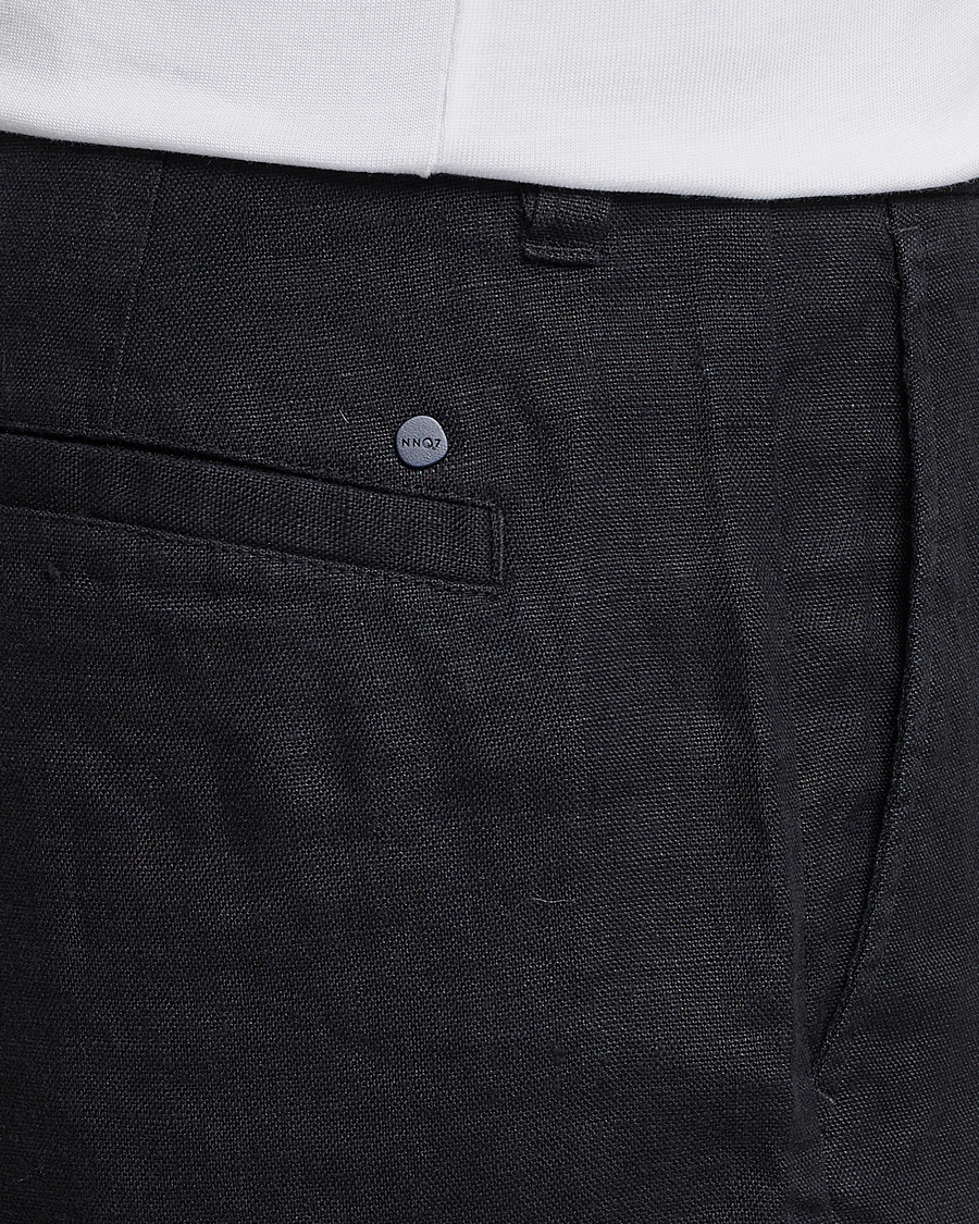 Hombres | Pantalones cortos | NN07 | Crown Linen Shorts Black