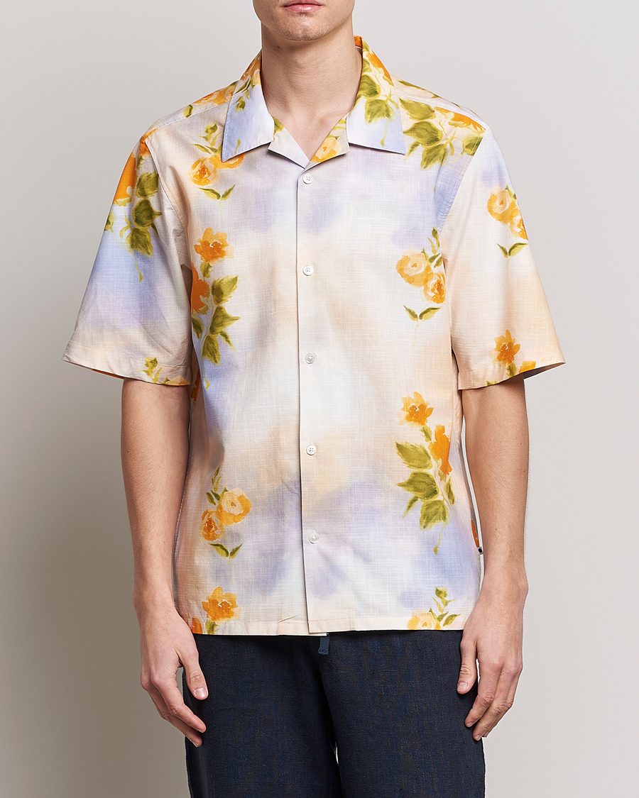 Hombres | Camisas | NN07 | Ole Short Sleeve Printed Cotton/Tencel Shirt Multi