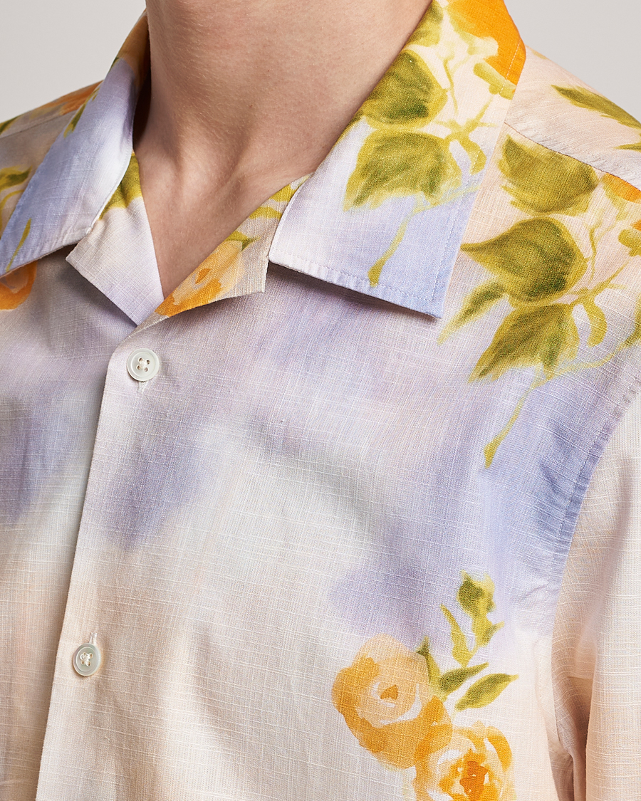 Hombres | Camisas | NN07 | Ole Short Sleeve Printed Cotton/Tencel Shirt Multi