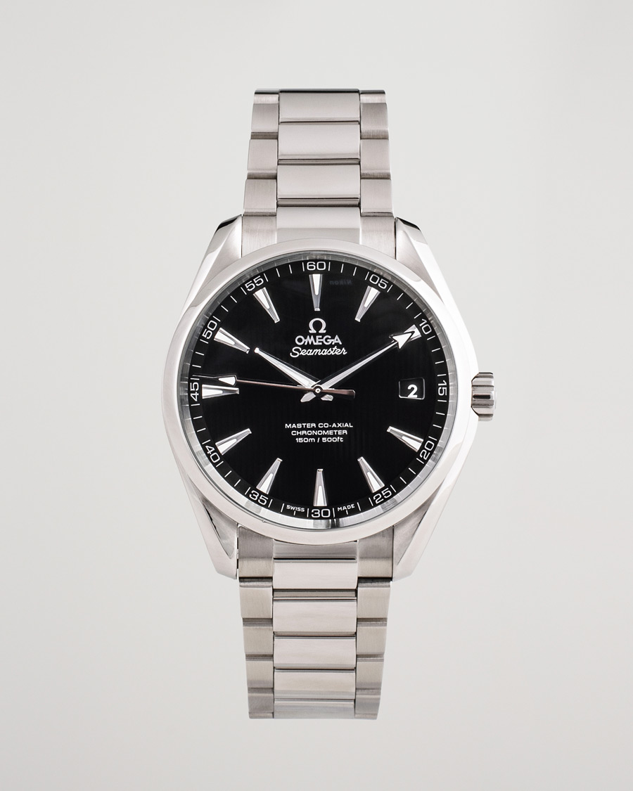 Hombres | Pre-Owned & Vintage Watches | Omega Pre-Owned | Seamaster Aqua Terra 231.10.42.21.01.003 Steel Black