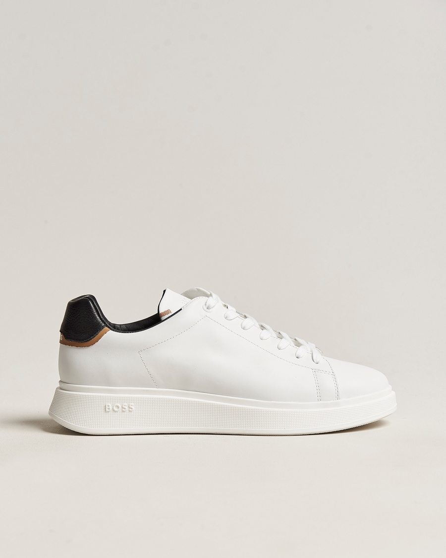 Hombres | BOSS BLACK Bulton Leather Sneaker Natural | BOSS BLACK | Bulton Leather Sneaker Natural
