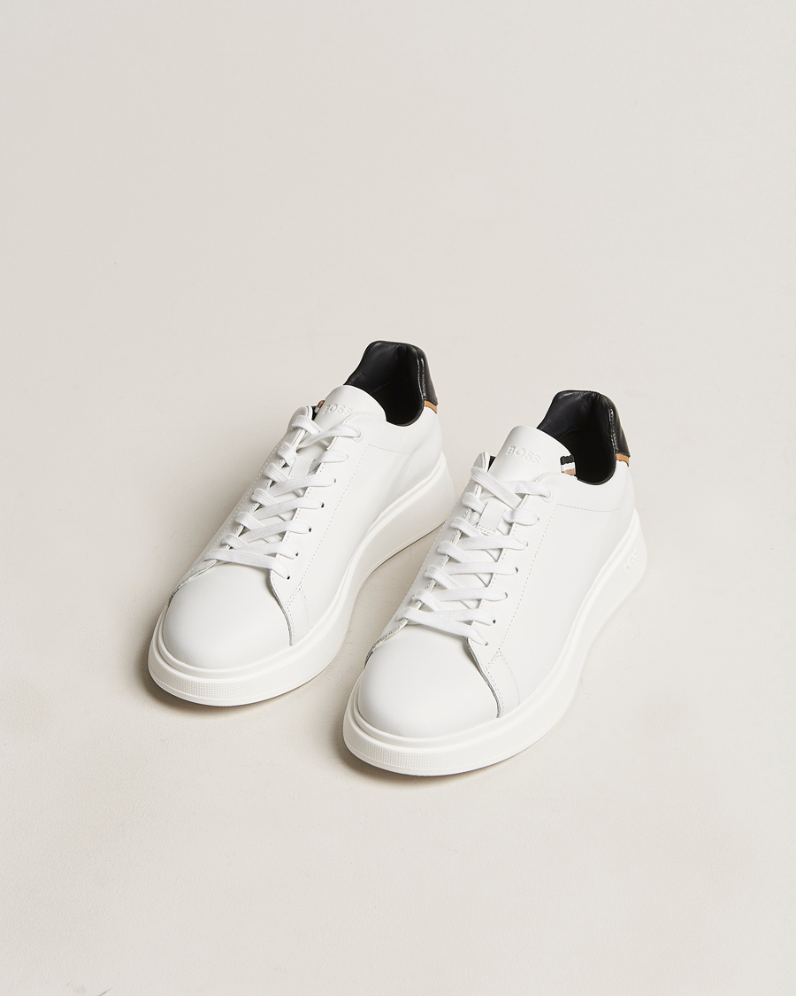 Hombres | BOSS BLACK Bulton Leather Sneaker Natural | BOSS BLACK | Bulton Leather Sneaker Natural