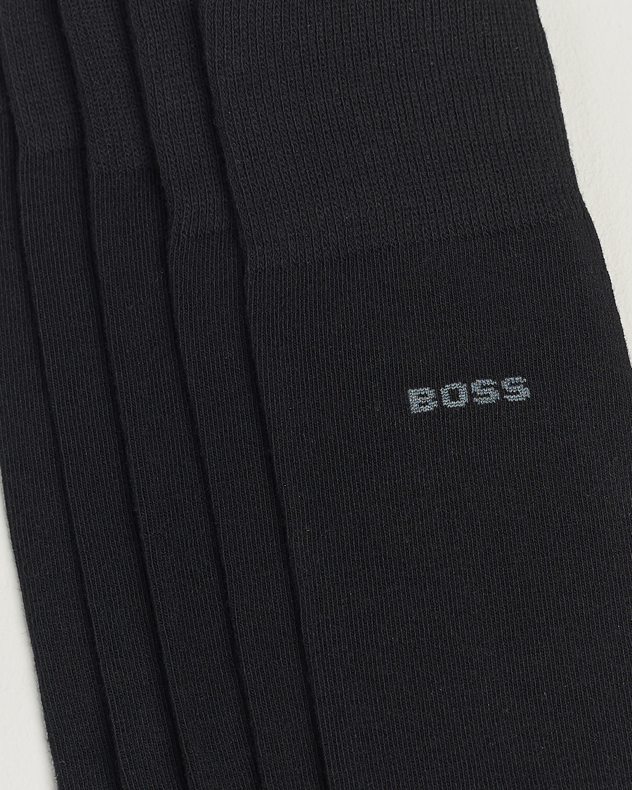 Hombres | Calcetines diarios | BOSS BLACK | 5-Pack RS Uni Socks Black