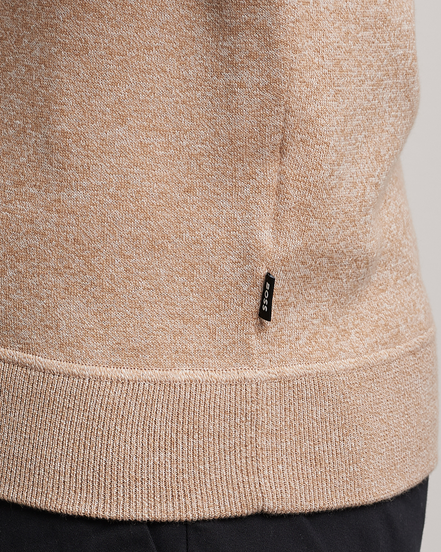 Hombres | Jerséis y prendas de punto | BOSS BLACK | Onorto Full Zip Sweater Medium Beige
