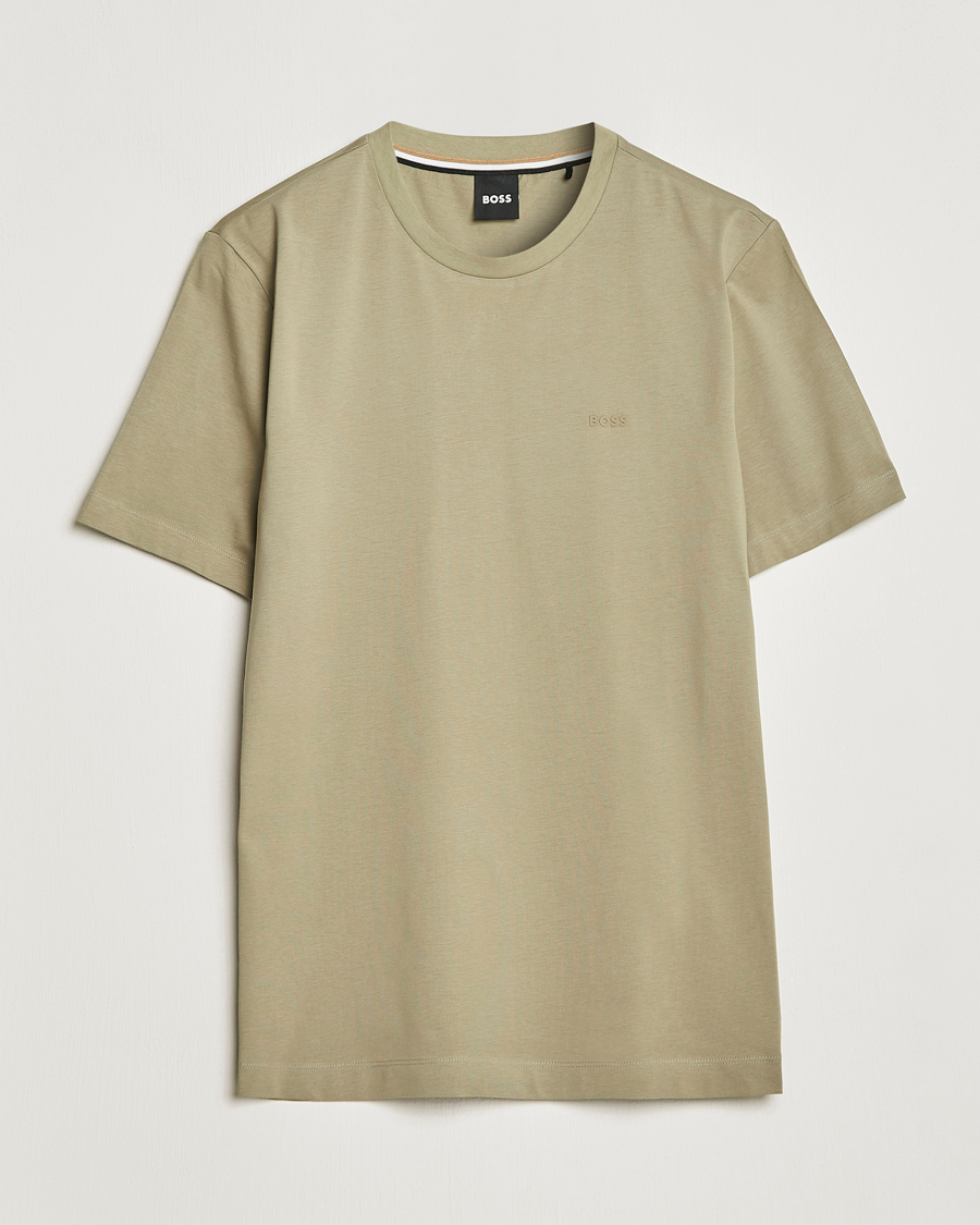 Hombres | Camisetas | BOSS BLACK | Thompson Crew Neck T-Shirt Pastel Green