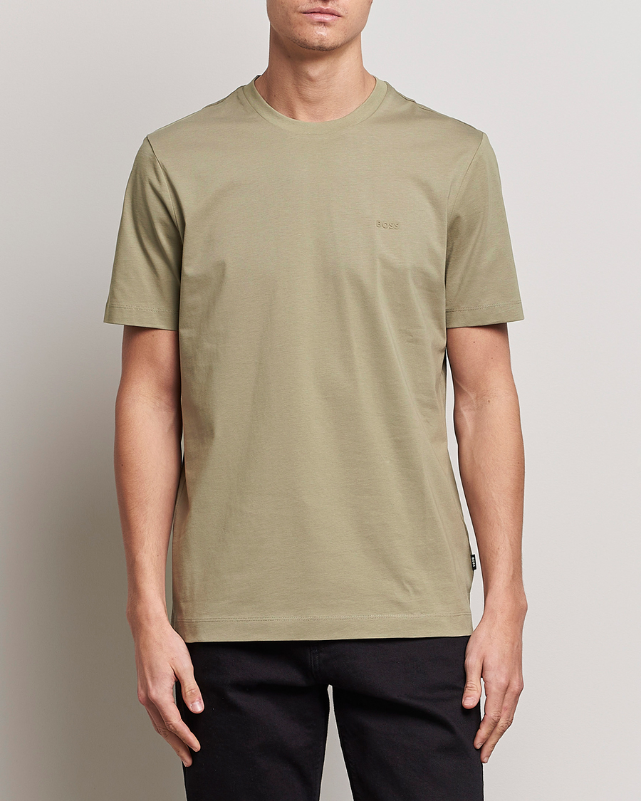 Hombres | Camisetas | BOSS BLACK | Thompson Crew Neck T-Shirt Pastel Green